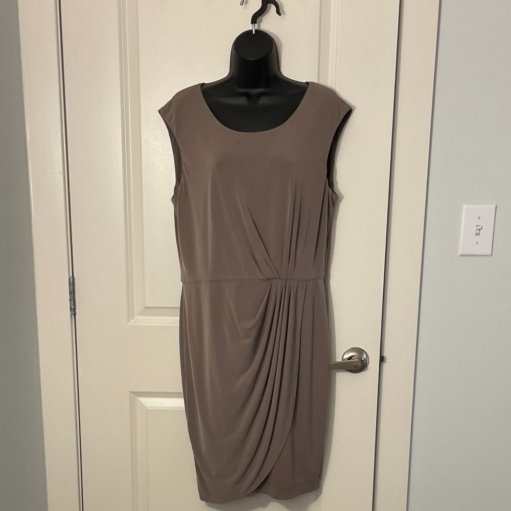 Calvin Klein Taupe Midi Dress